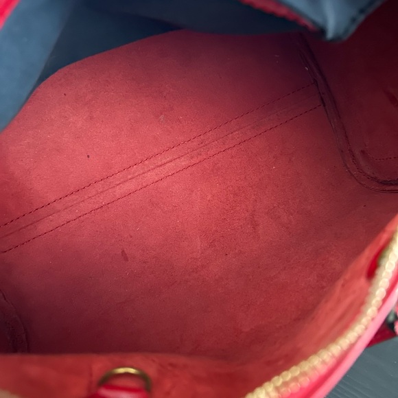 Louis Vuitton Speedy 30 Satchel/Top Handle Bag Red Leather - Picture 7 of 10